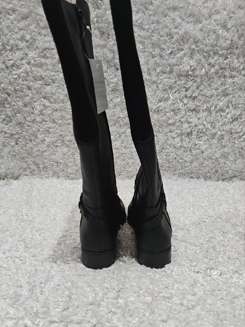 Wide Calf Black Knee-High Women's Boots Life Stride Flex - Picture 13 of 13